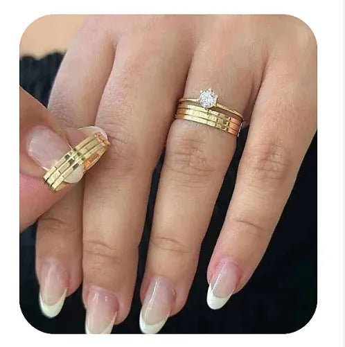Par de Alianças Holanda 6mm+Solitario de brinde💍