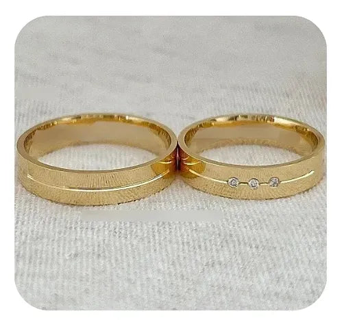 Par de Alianças constelação 6mm +Solitario de brinde 💍